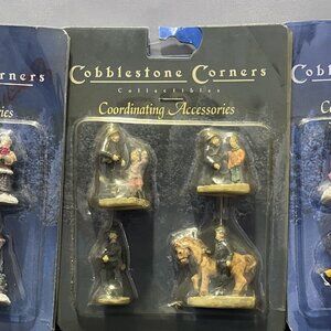 Cobblestone Corners Collectables Coordinating Accessories (12) New Miniatures